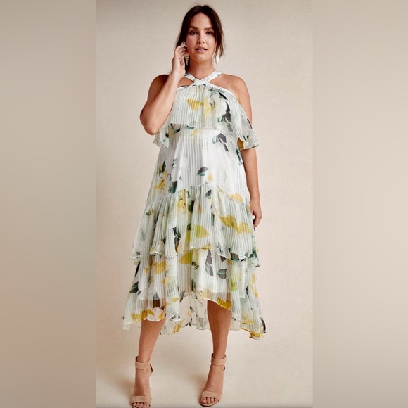 BY ANTHROPOLOGIE Garden Party Floral Tiered Dress - Picture 3 of 12